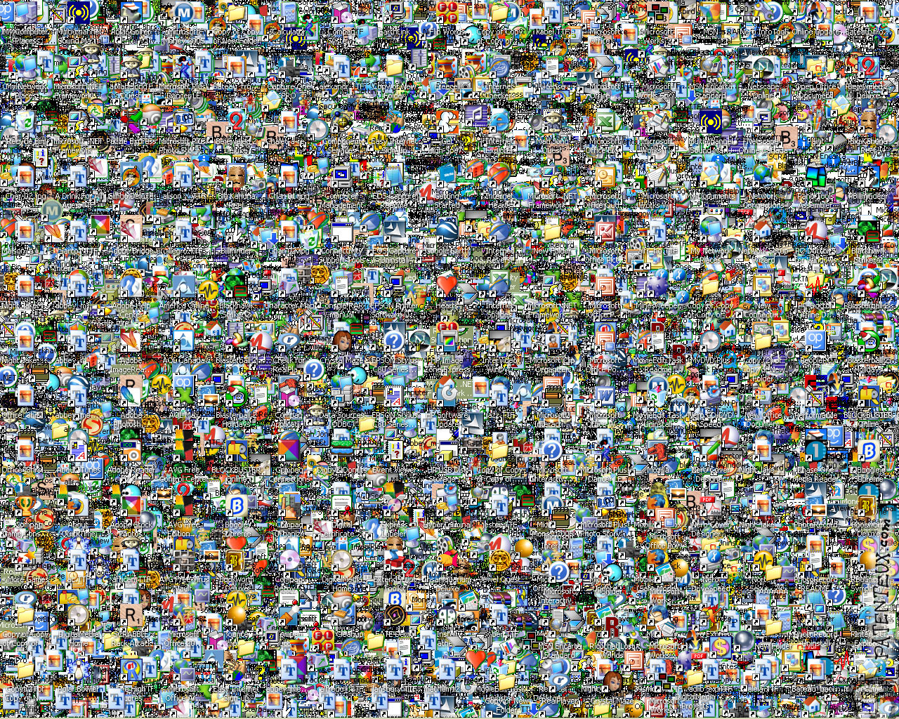  - The messiest wallpaper on the planet